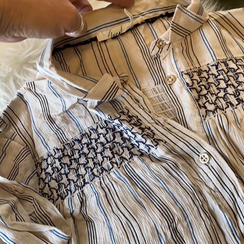 A N T H R O P O L O G I E Pinstripe Button Down - image 5